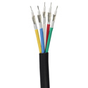 Liberty RGB5C-PLN Plenum Cable 5 X 26 MHR CL2P - Black - 500 Foot Spool