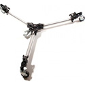 Manfrotto 181 Folding Auto Dolly for Twin Spiked Metal Feet Tripods - Silver