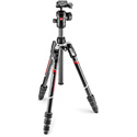 Manfrotto MKBFRTC4-BHUS Befree Advanced Travel Tripod Kit with Twist Lock and Ball Head - Carbon Fiber