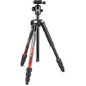 Photo of Manfrotto MKELMII4RD-BH Element MII Lightweight Aluminum Tripod for DSLRs/CSCs & Compact Cameras - Black/Red