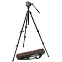 Photo of Manfrotto MVH500AH-755CX3 Lightweight Fluid Video System / Carbon Legs / MDeVe