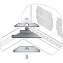 Photo of Middle Atlantic BGR-ISO-Z4 BGR Isolation Seismic Bracket Kit