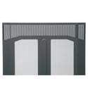 Photo of Middle Atlantic BVFD-38 38RU 64-Percent Vented Front Door for BGR Series Racks - Black Textured Finish