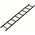 Mid-Atlantic CLB-6-W24 71 Inch Cable Ladder 6x24 - Black