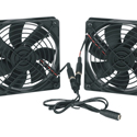Middle Atlantic FAN2-DC-FC 4 1/2 Inch DC Rack Fan Kit - 138 CFM with Thermo Controller