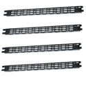 Middle Atlantic LL-HC21-4 Lever Lock Horizontal Cable Management Channel - 4 Piece