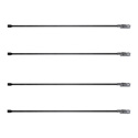 Photo of Middle Atlantic LL-HR21-4 21 Inch Horizontal Round Lacing Bar - 4 Pack