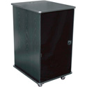 Photo of Middle Atlantic MFR 12 RU Mobile Furniture Rack - Ebony Ash