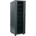 Middle Atlantic RCS-3524 Essex RCS Series 35RU Pre-Configured Rack with Shelves/Blank Panels & Fans - 24-Inch Depth