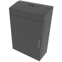 Middle Atlantic VWM-SD-6-36K-BW 6RU Low Profile Wall Rack Solid Top - Black