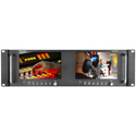 Photo of Marshall M-LYNX-702W Dual 7 Inch High Resolution Rack Mount Display with Waveform SDI & HDMI Inputs