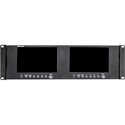 Marshall ML-702 Dual 7-Inch Rackmountable Video Monitor with HDMI/3G-SDI & Composite - Refurbished / Missing Box