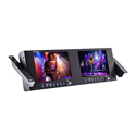 Photo of Marshall V-702W-12G-V2 Dual 7-Inch 12G-SDI & HDMI 3RU Rackmount Video Broadcast Monitor w/ Waveform / Vector & Analysis