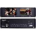 Marshall V-702W Dual 7-Inch 3RU 3G-SDI/HDMI LCD Rackmount Video Monitor with Analysis Functions