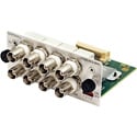 ARDM-AES-BNC 4 Unbalanced BNC AES/EBU Inputs w/Loop-Thru Audio Module