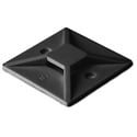 Photo of HellermannTyton MB3A0C2 Black Tie Mount .75 x .75 100 Pack