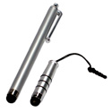 Photo of Q-Stick Capacitive Touch Stylus & Mini-Stylus Combo for iPhone/iPod/iPad -Silver
