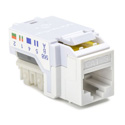Photo of HellermannTyton RJ11FC3-W Category 3-4 110 Punchdown Keystone Module - White