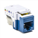 Photo of HellermannTyton RJ45FC5E-BLU CAT5e 110 Punchdown Keystone Module - Blue