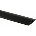 Photo of Flexiduct Cord Ducting 1/2 x 1/4 Hole 50 Foot Roll - Black