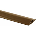 Photo of Flexiduct Cord Ducting 1/2 x 1/4 Hole 50 Foot Roll - Brown