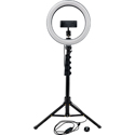 Mackie mRING-10 10 Inch 3-Color Ring Light Kit with Stand and Remote