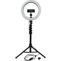 Photo of Mackie mRING-10 10 Inch 3-Color Ring Light Kit with Stand and Remote