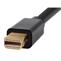 Mini DisplayPort 1.2 to DisplayPort 1.2 4K Cable - Black 15 Feet