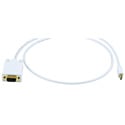 Photo of Mini-DisplayPort to VGA Cable White 3 Foot