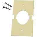 Midlite 1GSPIV Single Gang Splitport Plate - Ivory