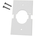 Photo of Midlite 1GSPWH Single Gang Splitport Plate - White