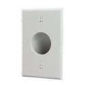 Photo of Midlite 1GSRWH Splitport Recessed Single-Gang Wall Plate - White