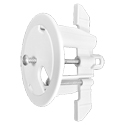 Midlite 1SPSC-W Speedport 2-Inch Diameter Thru Hole with Screw Cap - White - Contractor 10-Pack