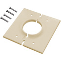 Photo of Midlite 2GSIV Double Gang Splitport Plate - Ivory