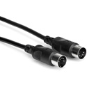 Photo of Black Midi Cable 5-Pin DIN Male to 5-Pin DIN Male 1 Foot