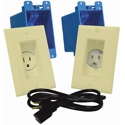 MidLite A46 In-Wall TVPower Solution Kit Ivory