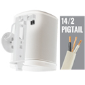 Photo of Midlite C7HSA2-W-WIP-15 Double-Gang Wall Mount & Hidden Power for SONOS One/One SL w/o Interconnect - White - 15 Foot