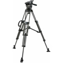 Photo of Miller 3027 ArrowX 1 Sprinter II 2-Stage Carbon Fiber Tripod with Mid-Level Spread / Pan Handle and Feet