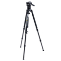 Photo of Miller 3728 CX6 (1092) Solo 75 2-ST Carbon Fiber Tripod (1501) Pan Handle (679) Strap (1520) Soft Case (3514)