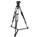 Photo of Miller 3732 CX6 (1092) 75 Sprinter II 2-ST Carbon Fiber Tripod (1620G) Ground Spreader (470) Pan Handle (679) Soft Case