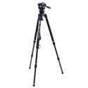 Photo of Miller 3744 CX8 (1093) Solo 75 2-ST Carbon Fiber Tripod (1501) Pan Handle (679) Strap (1520) Soft Case (3514)
