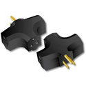Milspec D10101001 90 Degree TripleTap Adapter (Black)
