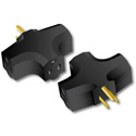 Photo of Milspec D10101001 90 Degree TripleTap Adapter - Black