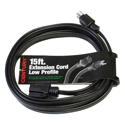 Photo of Milspec D11821015 Premium Low Profile 12/3 SPT-3 FLAT Extension Cord - Black - 15 Foot