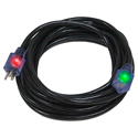 Photo of Milspec D17448100 ProGlo Cordset 12/3 AC Extension Cord w/CGM Black - 100 Foot