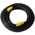 Milspec D19005542 Ultra-Premium Convention Center 12/3 FLAT Extension Cord - Black/Yellow - 50 Foot
