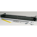 Photo of Canare MJ2-M32-2U-BLK 2x32 2 RU Unloaded Patch Panel with Jack Mount Screws 2RU