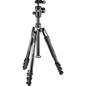 Manfrotto MKBFRLA4B-BHMUS Befree 2N1 Aluminum Tripod Lever - Full Size Monopod included - Aluminum