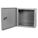 Millbank 10124-LC1 10x12x4 Inch Indoor Hinged Cover Panel Enclosure