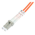 Camplex Premium Bend Tolerant Fiber Patch Cable OM1 Multimode Duplex LC to LC - Orange - 1 Meter